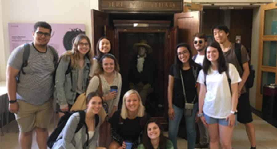 Students visit Jeremy Bentham