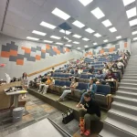 A group of students in a classroom