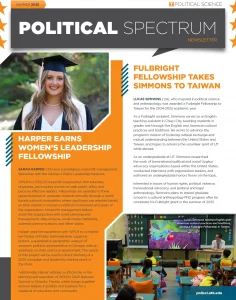 Cover image for the summer 2025 Political Spectrum newsletter