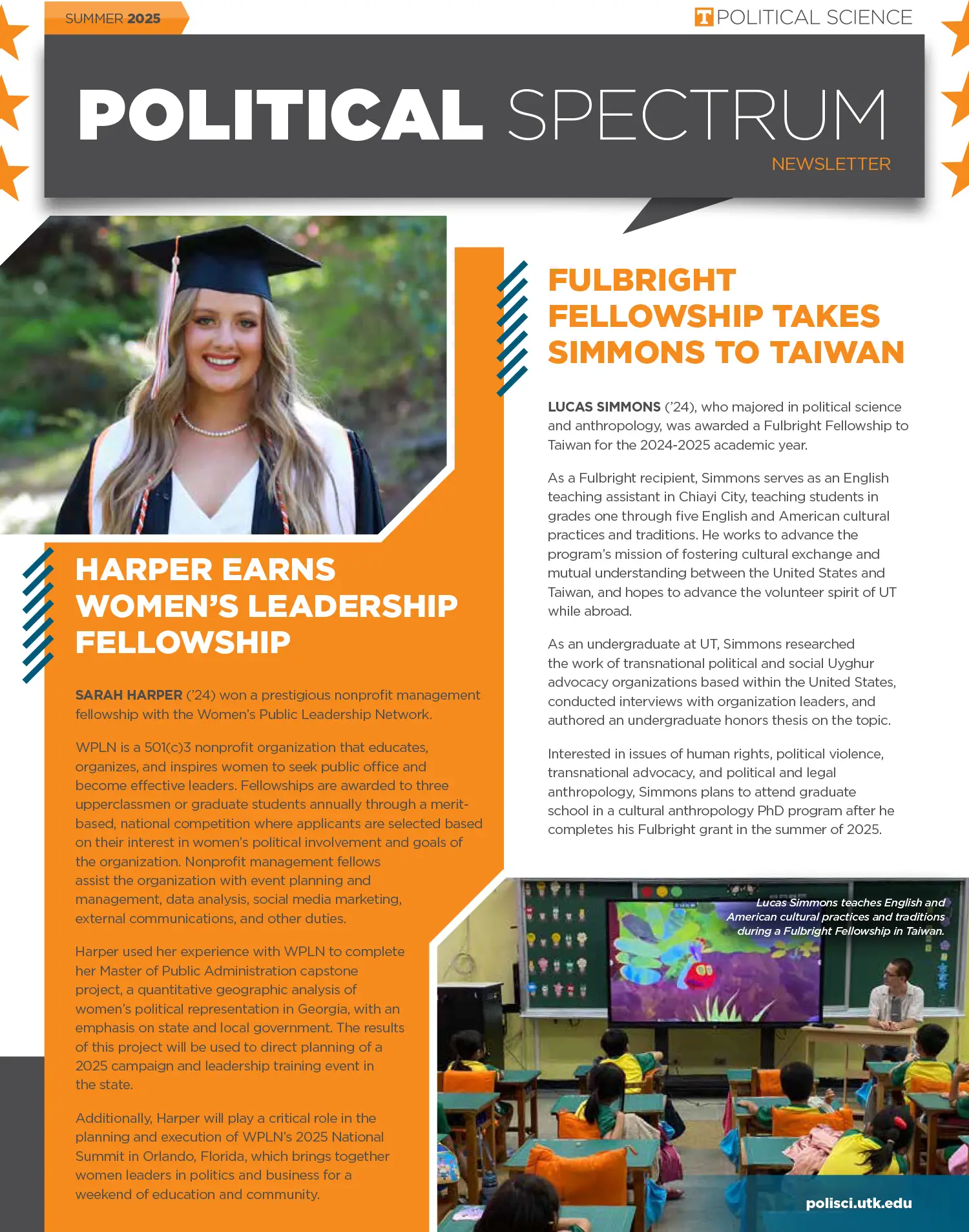 Cover image for the summer 2025 Political Spectrum newsletter